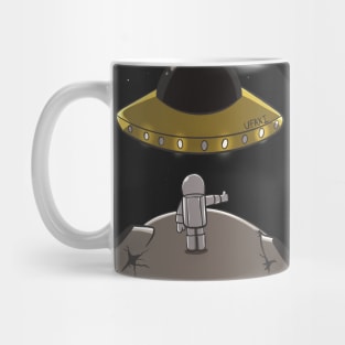 Pick me up. Space passenger Mug